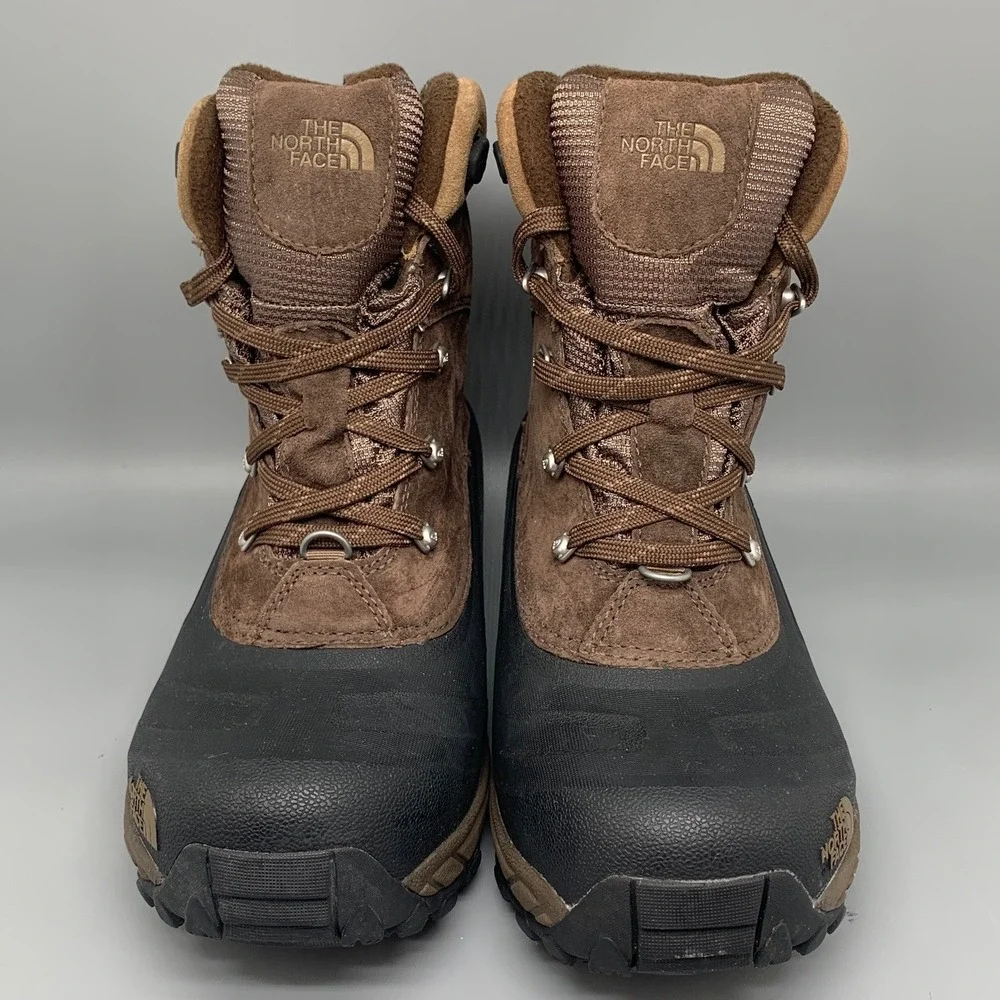 The North Face Brown Duck Heatseeker Waterproof Winter Boots Men's Sz 10‎